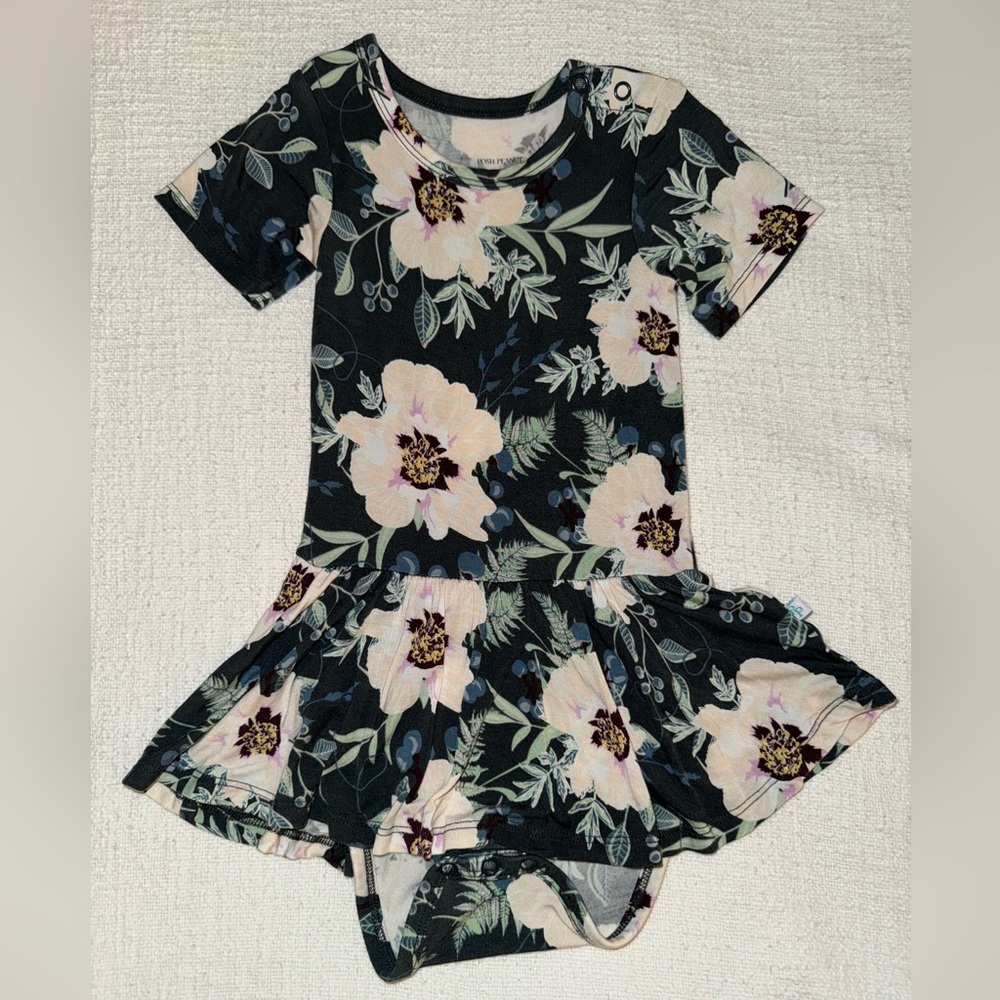 Posh Peanut onesie with skirt